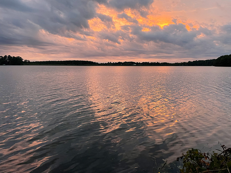 Rice Lake sunset